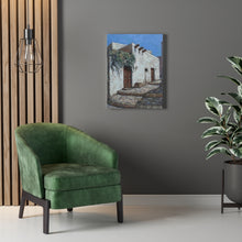 Load image into Gallery viewer, Travel - Greek Door Canvas Gallery Wraps
