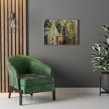 Load image into Gallery viewer, Wine - White Bottle Canvas Gallery Wraps