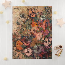 Load image into Gallery viewer, Florals Soft Fleece Blanket