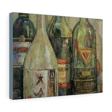 Load image into Gallery viewer, Wine - White Bottle Canvas Gallery Wraps