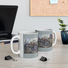 Load image into Gallery viewer, Travel - YSU Steel Mill Ceramic Mug 11oz