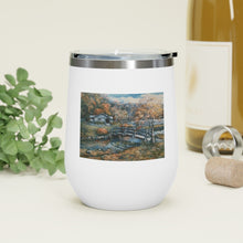 Load image into Gallery viewer, Mill Creek Park - Glacier Lake - 12oz Insulated Wine Tumbler