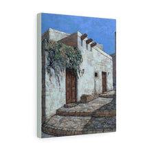 Load image into Gallery viewer, Travel - Greek Door Canvas Gallery Wraps