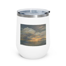 Load image into Gallery viewer, Coastal - Sunset Sail - 12oz Insulated Wine Tumbler