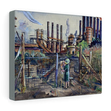 Load image into Gallery viewer, Travel - YSU Steel Mill Canvas Gallery Wraps