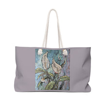 Load image into Gallery viewer, Florals Weekender Bag - Peace Lily