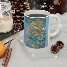 Load image into Gallery viewer, Florals Ceramic Mug 11oz