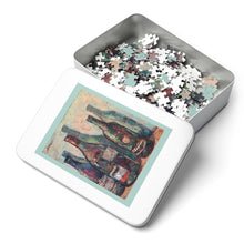 Load image into Gallery viewer, Wine - 3 bottles shadow - Jigsaw Puzzle (252, 500)
