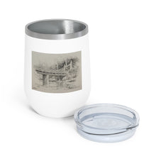 Load image into Gallery viewer, Mill Creek Park - Silver Bridge pencil - 12oz Insulated Wine Tumbler