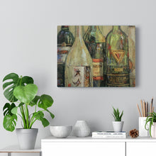 Load image into Gallery viewer, Wine - White Bottle Canvas Gallery Wraps