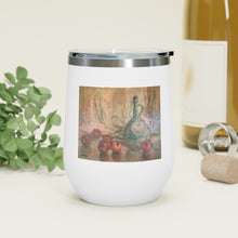 Load image into Gallery viewer, Wine - Bottle w/ Apples - 12oz Insulated Wine Tumbler