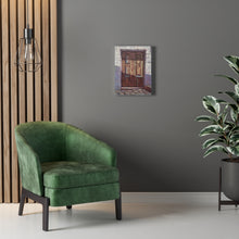 Load image into Gallery viewer, Travel - Greek Door Cobblestone Canvas Gallery Wraps