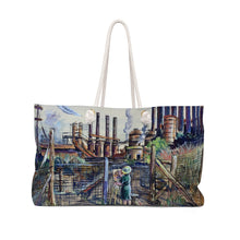 Load image into Gallery viewer, Travel - YSU Steel Mill Weekender Bag