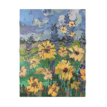 Load image into Gallery viewer, Florals Soft Fleece Blanket