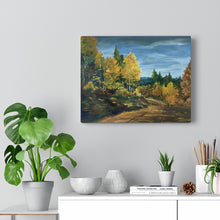 Load image into Gallery viewer, Travel - Canada Fall Drive Canvas Gallery Wraps