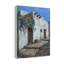 Load image into Gallery viewer, Travel - Greek Door Canvas Gallery Wraps