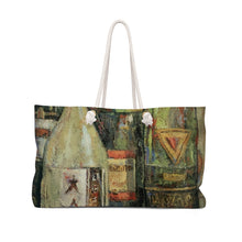 Load image into Gallery viewer, Wine - White Bottle Weekender Bag