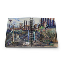 Load image into Gallery viewer, Travel - YSU Steel Mill Spiral Bound Journal