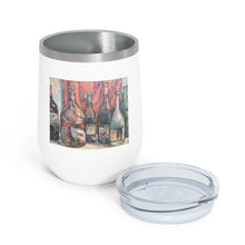 Load image into Gallery viewer, Wine - 6 bottles on tan - 12oz Insulated Wine Tumbler