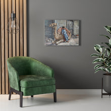 Load image into Gallery viewer, Travel - Egypt Camel and Boy Canvas Gallery Wraps