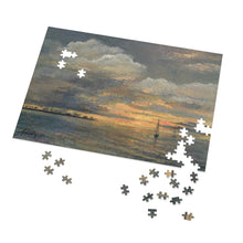 Load image into Gallery viewer, Coastal - Sunset Sail - Jigsaw Puzzle (250, 500, 1000)