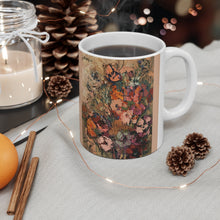 Load image into Gallery viewer, Florals Ceramic Mug 11oz