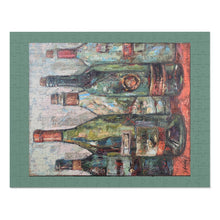 Load image into Gallery viewer, Wine - Bottles on Red - Jigsaw Puzzle (252, 500, 1000)