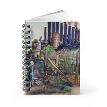 Load image into Gallery viewer, Travel - YSU Steel Mill Spiral Bound Journal