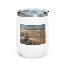 Load image into Gallery viewer, Coastal - Winter Beach - 12oz Insulated Wine Tumbler