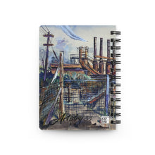 Load image into Gallery viewer, Travel - YSU Steel Mill Spiral Bound Journal