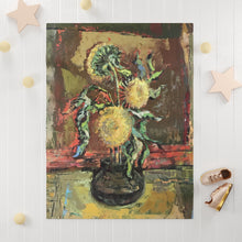 Load image into Gallery viewer, Florals Soft Fleece Blanket