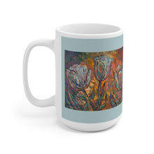 Load image into Gallery viewer, Florals Ceramic Mug 15oz