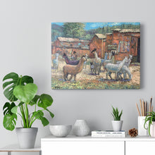 Load image into Gallery viewer, Travel - Alpaca Rush Hour Canvas Gallery Wraps