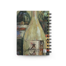 Load image into Gallery viewer, Wine - White Bottle Spiral Bound Journal