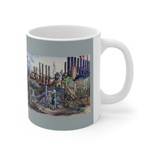 Load image into Gallery viewer, Travel - YSU Steel Mill Ceramic Mug 11oz