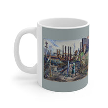 Load image into Gallery viewer, Travel - YSU Steel Mill Ceramic Mug 11oz
