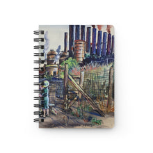 Load image into Gallery viewer, Travel - YSU Steel Mill Spiral Bound Journal