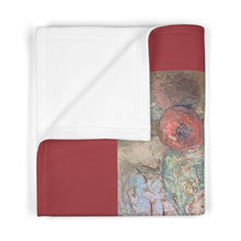 Load image into Gallery viewer, Wine Soft Fleece Blanket