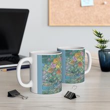 Load image into Gallery viewer, Florals Ceramic Mug 11oz