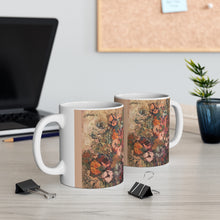 Load image into Gallery viewer, Florals Ceramic Mug 11oz