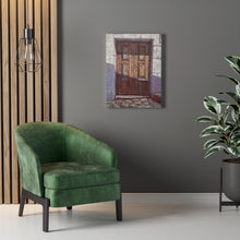 Load image into Gallery viewer, Travel - Greek Door Cobblestone Canvas Gallery Wraps