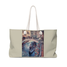Load image into Gallery viewer, Coastal Weekender Bag - Venice Gondola Ride