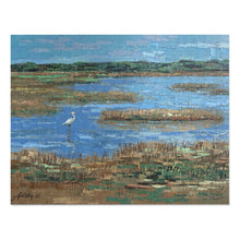 Load image into Gallery viewer, Coastal - Heron in Marsh - Jigsaw Puzzle (250, 500, 1000)