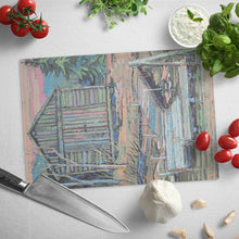 Load image into Gallery viewer, Coastal - Glass Cutting Board