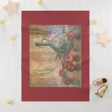 Load image into Gallery viewer, Wine Soft Fleece Blanket