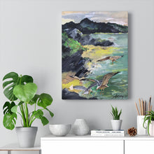 Load image into Gallery viewer, Travel - Gulls Watercolor Canvas Gallery Wraps