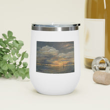 Load image into Gallery viewer, Coastal - Sunset Sail - 12oz Insulated Wine Tumbler