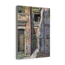 Load image into Gallery viewer, Travel - Alley Green Door  Canvas Gallery Wraps