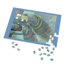 Load image into Gallery viewer, Wine - 2 green bottles - Jigsaw Puzzle (252, 500)