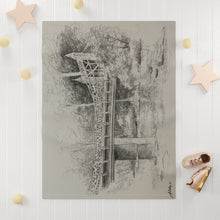 Load image into Gallery viewer, Mill Creek Park / NE Ohio Soft Fleece Blanket